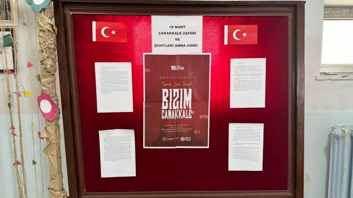 18 Mart Çanakkale Zaferi Panosu